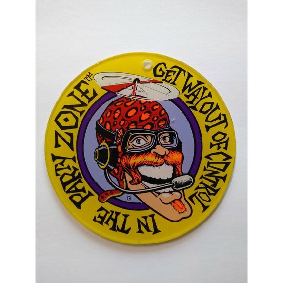 Party Zone Pinball Machine Large Keychain Original Plastic Game Promo 1991 - Picture 2 of 4